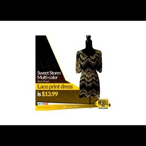 Women’s mini dress size 6 elastic waist